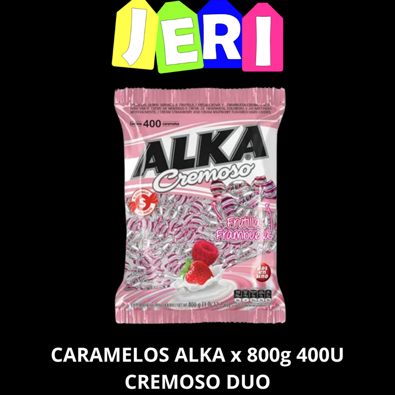 CARAMELOS ALKA x 800g 400U CREMOSO DUO