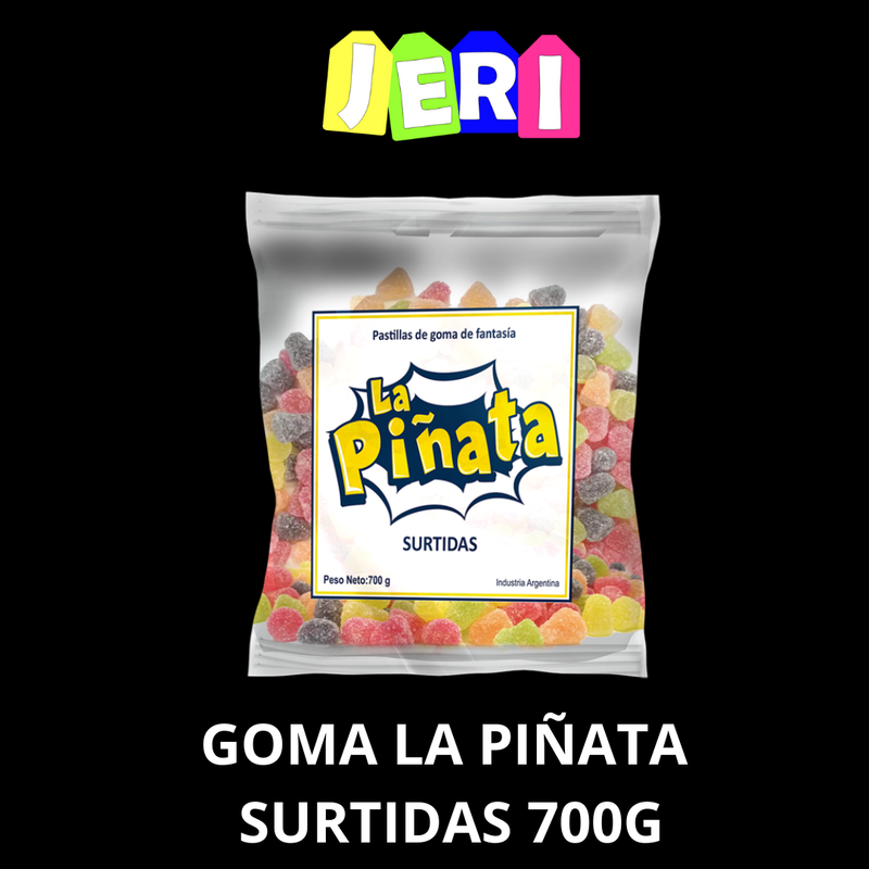 GOMA LA PIÑATA (700grs) SURTIDAS