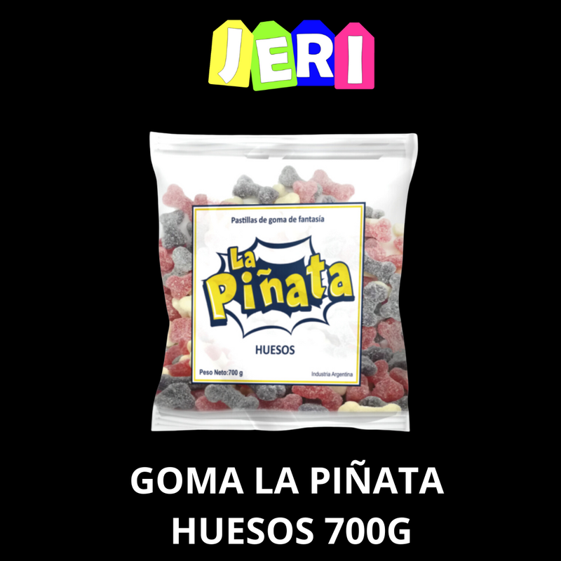 GOMA LA PIÑATA (700grs) HUESOS