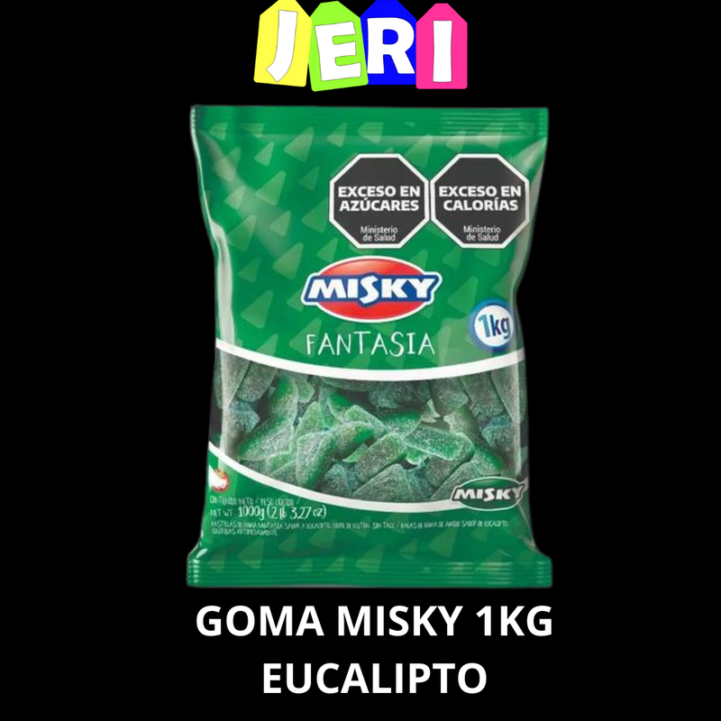 GOMA MISKY 1KG EUCALIPTO