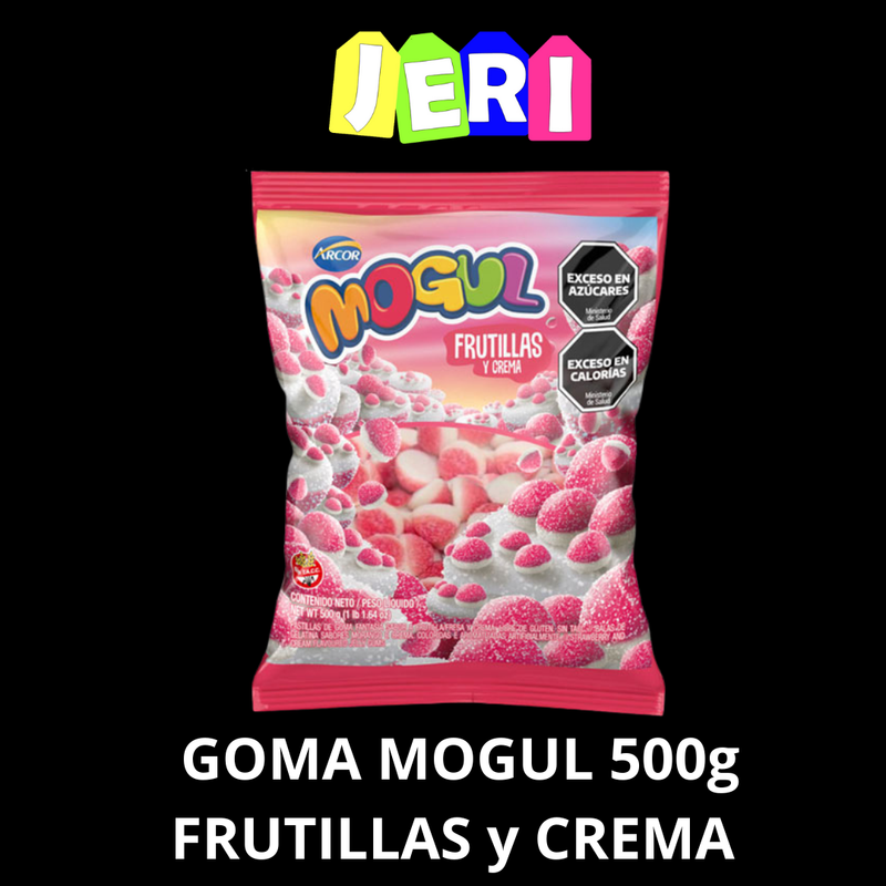 GOMA MOGUL 500G FRUTILLA Y CREMA