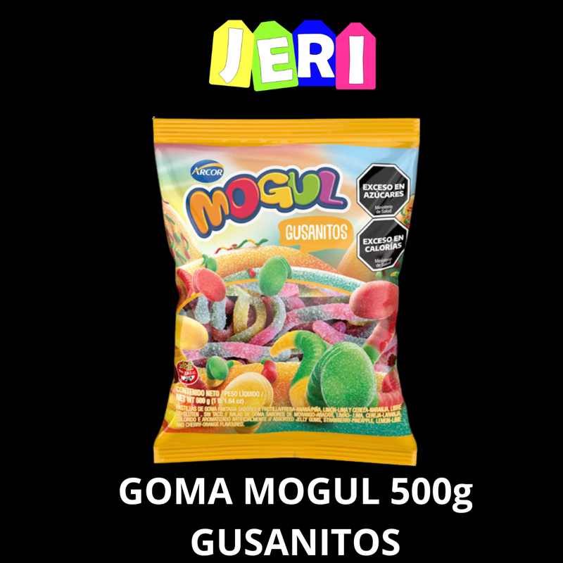 GOMA MOGUL 500G GUSANITOS ACIDOS
