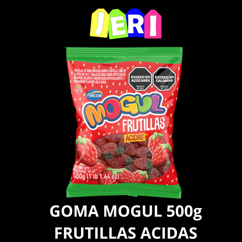 GOMA MOGUL 500G FRUTILLAS ACIDAS
