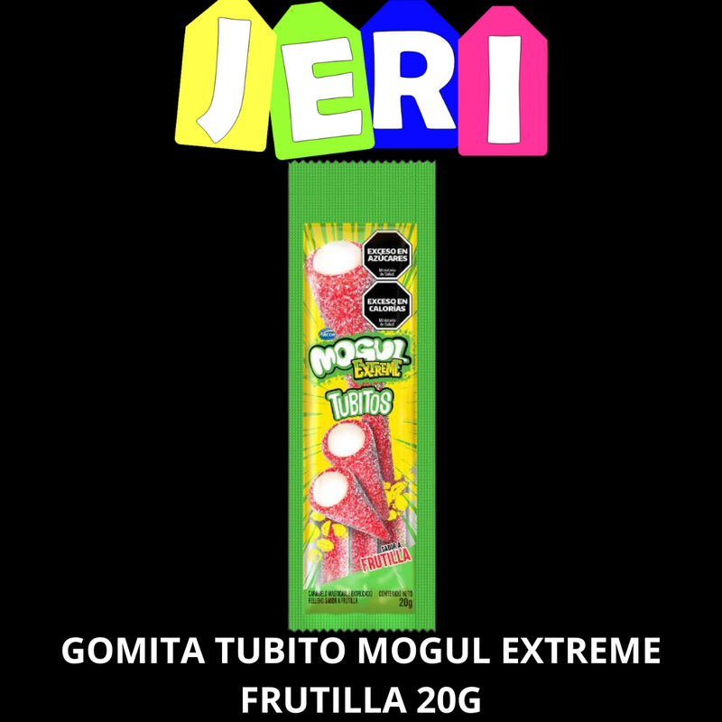 GOMITA TUBITO MOGUL EXTREME FRUTILLA 20G