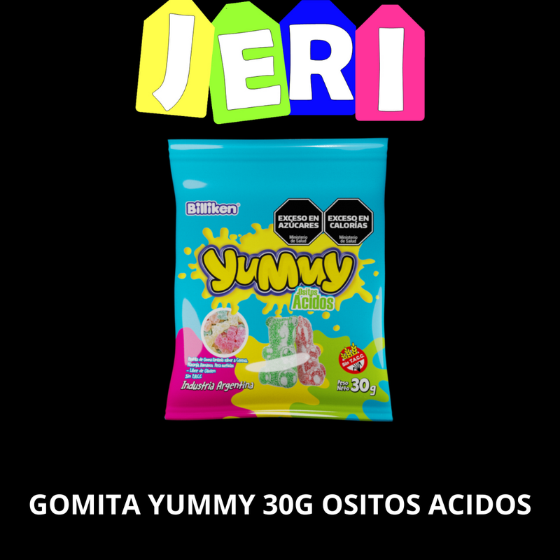 GOMITA YUMMY 30G OSITOS ACIDOS