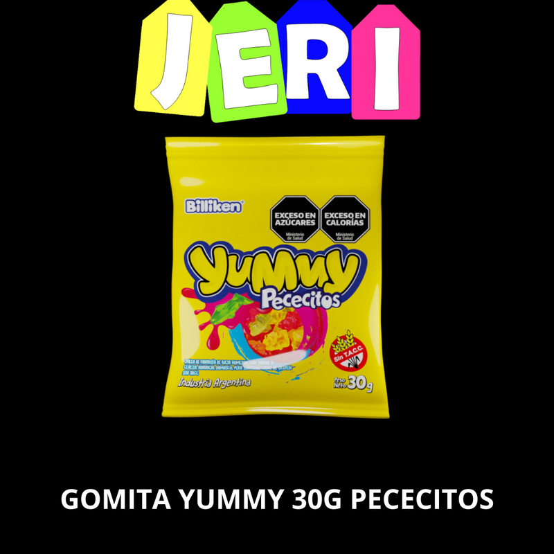GOMITA YUMMY 30G PECECITOS