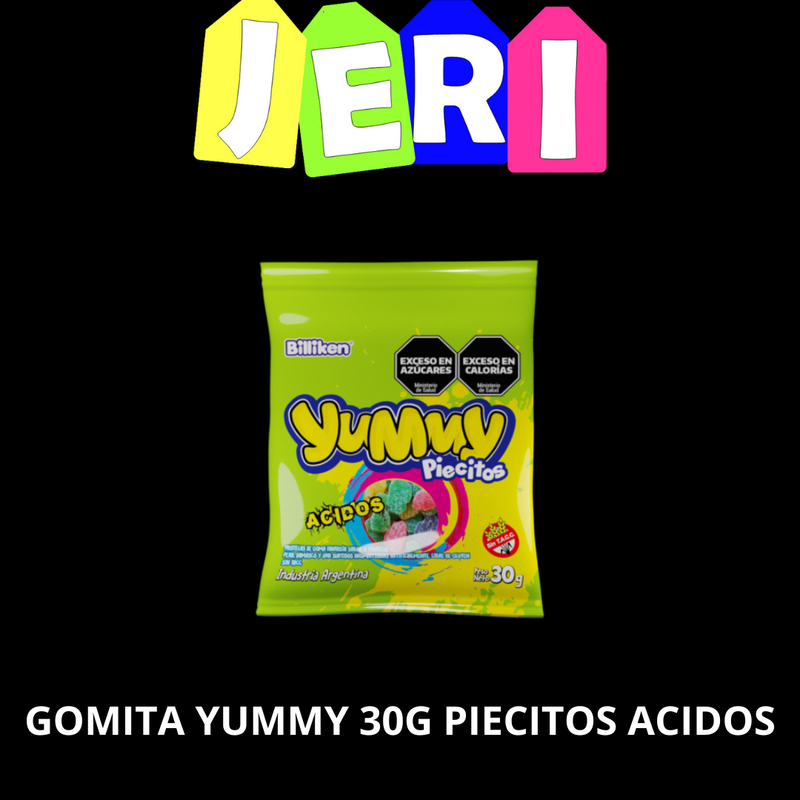 GOMITA YUMMY 30G PIECITOS ACIDOS