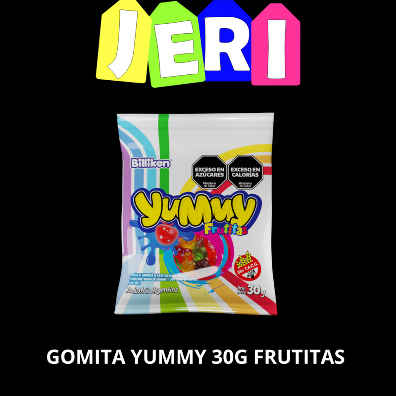 GOMITA YUMMY 30G FRUTITAS