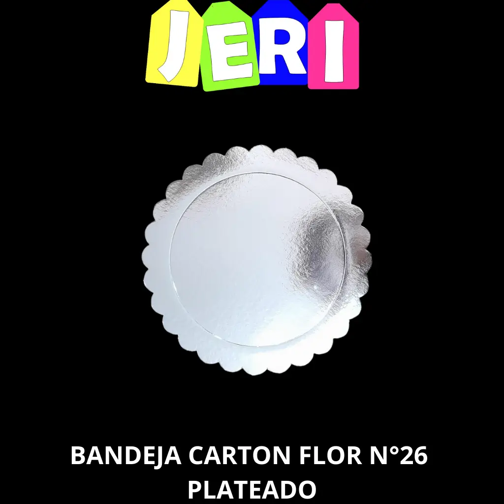 BANDEJA CARTON FLOR N° 26