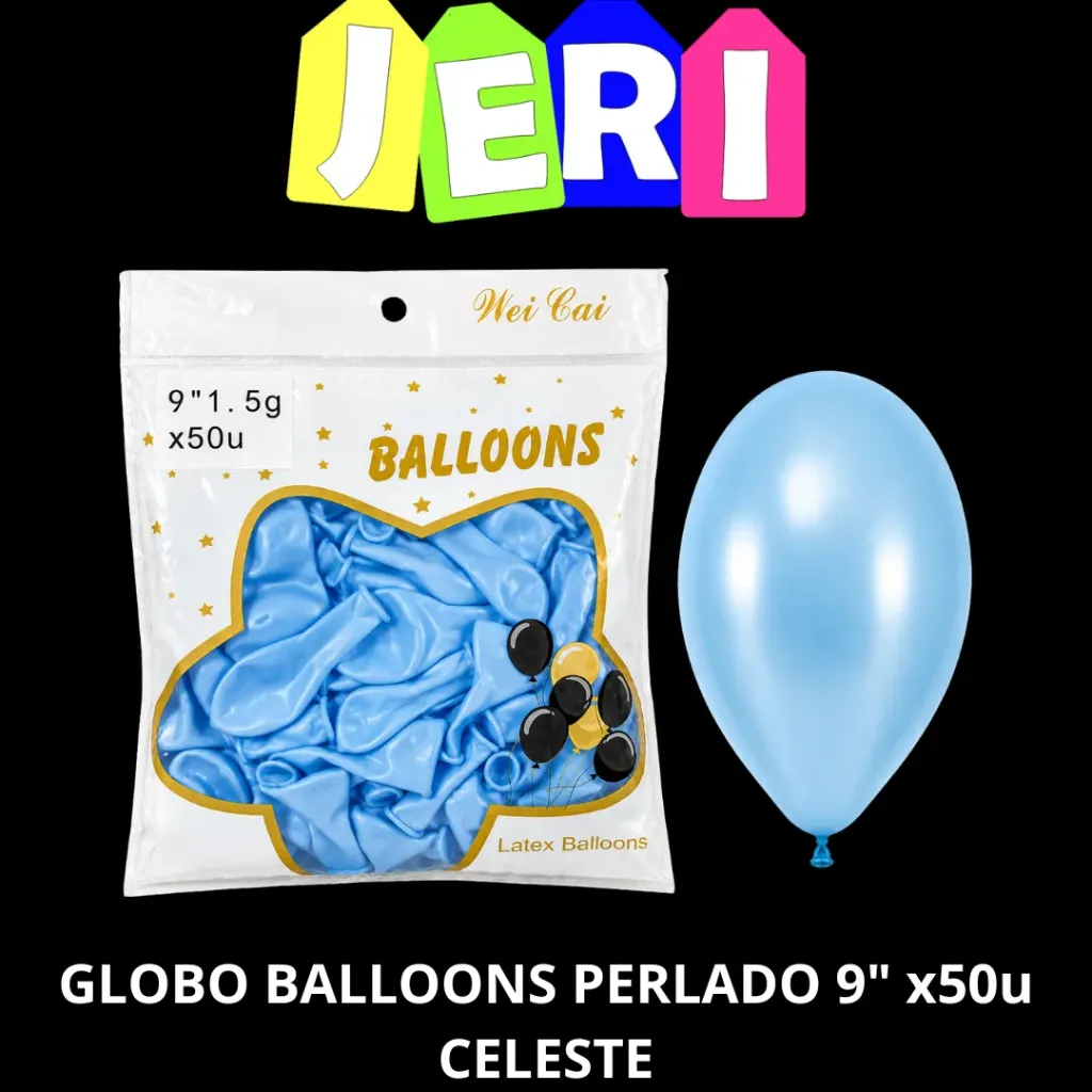 GLOBO BALLOONS PERLADO 9" x50u