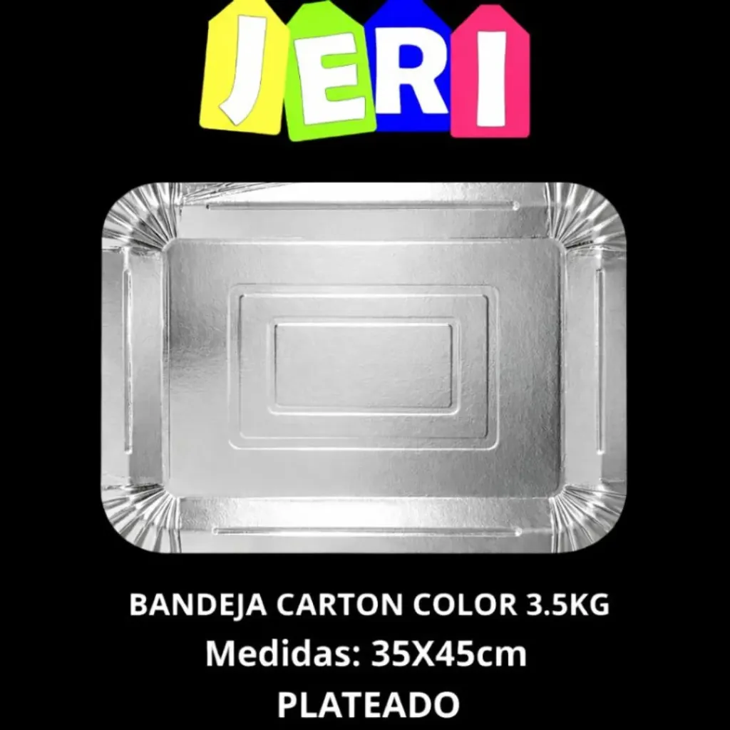BANDEJA CARTON COLOR 3.5KG