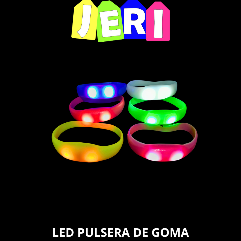 LED PULSERA DE GOMA