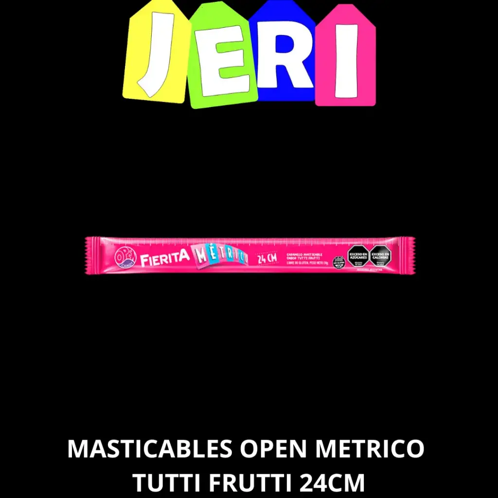 MASTICABLES OPEN METRICO TUTTI FRUTTI 24CM