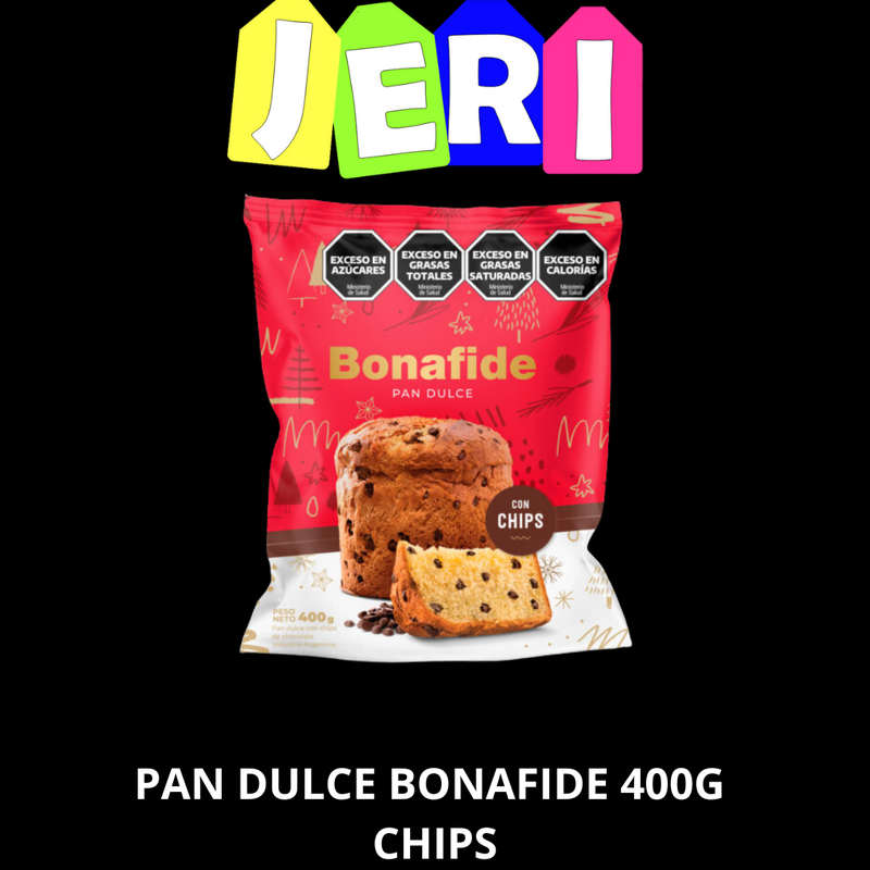 PAN DULCE BONAFIDE 400G CHIPS