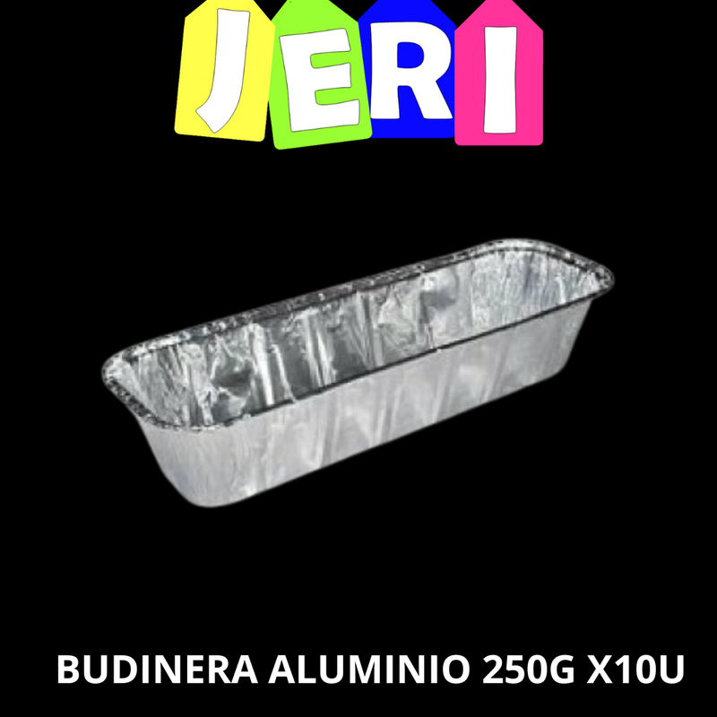 BUDINERA ALUMINIO 250G X10U