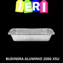 BUDINERA ALUMINIO 250G X5U