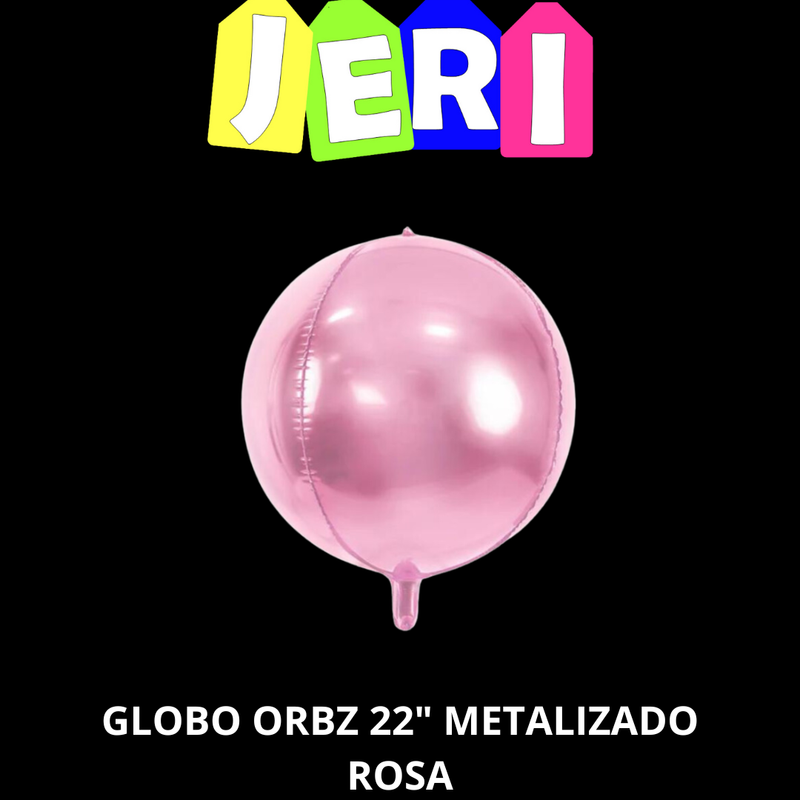 GLOBO ORBZ 22" METALIZADO