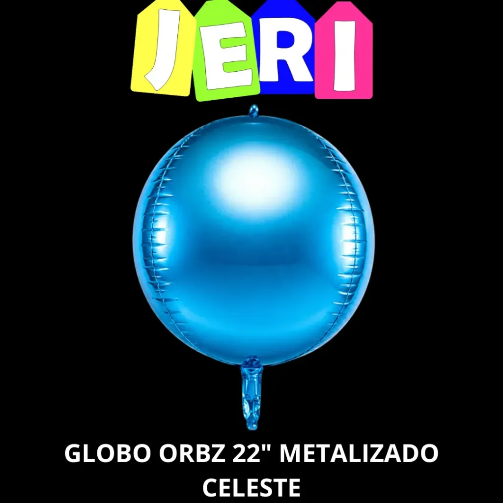 GLOBO ORBZ 22" METALIZADO