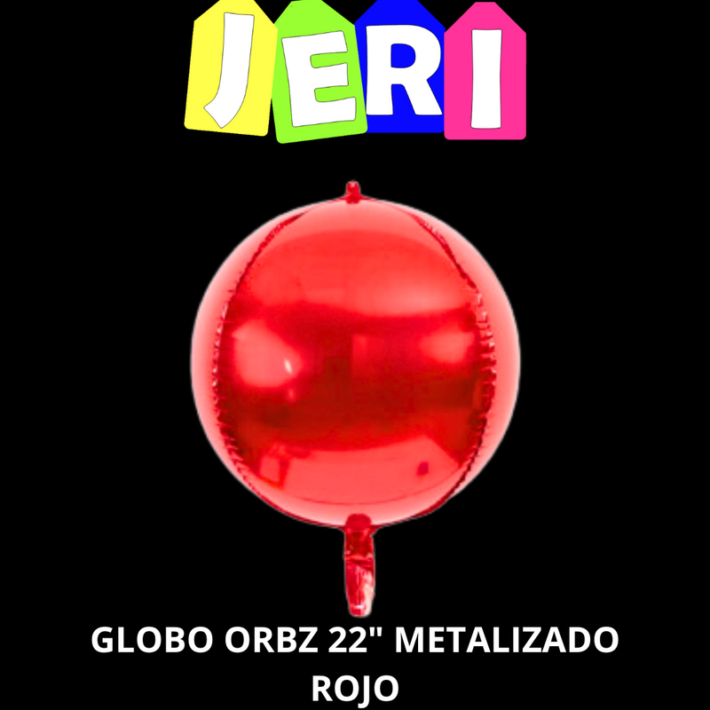 GLOBO ORBZ 22" METALIZADO