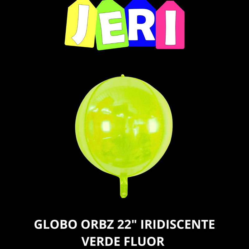 GLOBO ORBZ 22" IRIDISCENTE