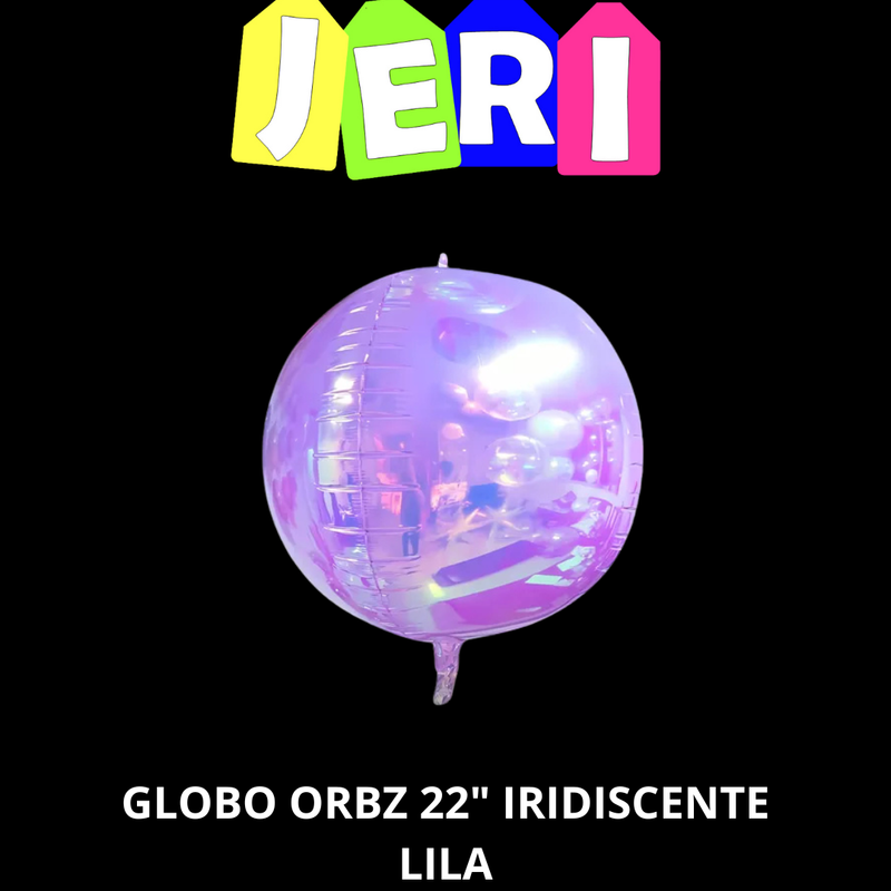 GLOBO ORBZ 22" IRIDISCENTE
