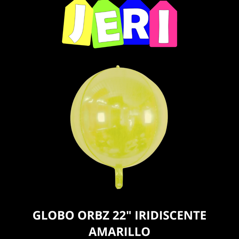 GLOBO ORBZ 22" IRIDISCENTE