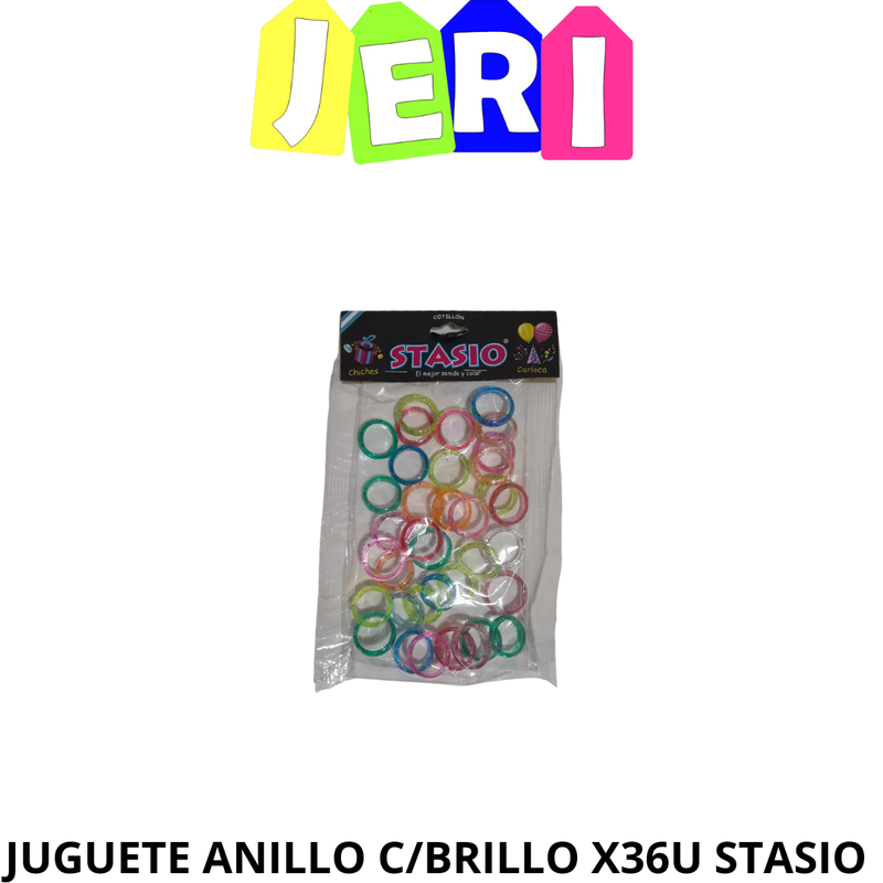 JUGUETE ANILLO CON BRILLO STASIO X36U