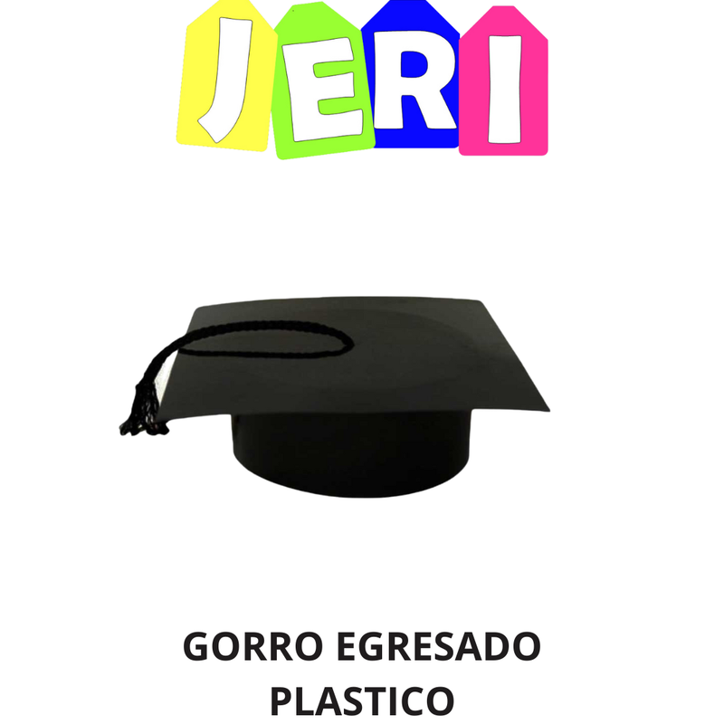 GORRO EGRESADO PLASTICO