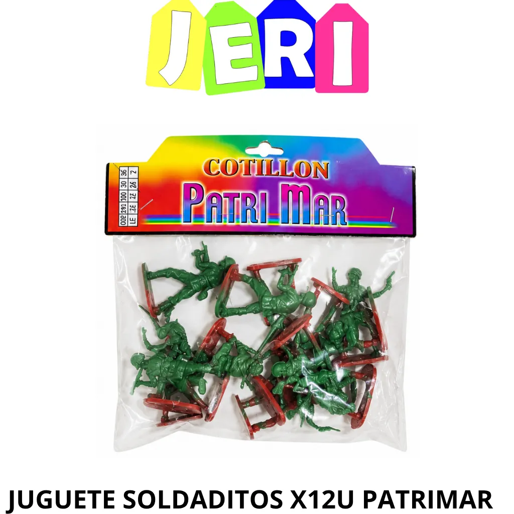 JUGUETE SOLDADITOS X12U PATRIMAR