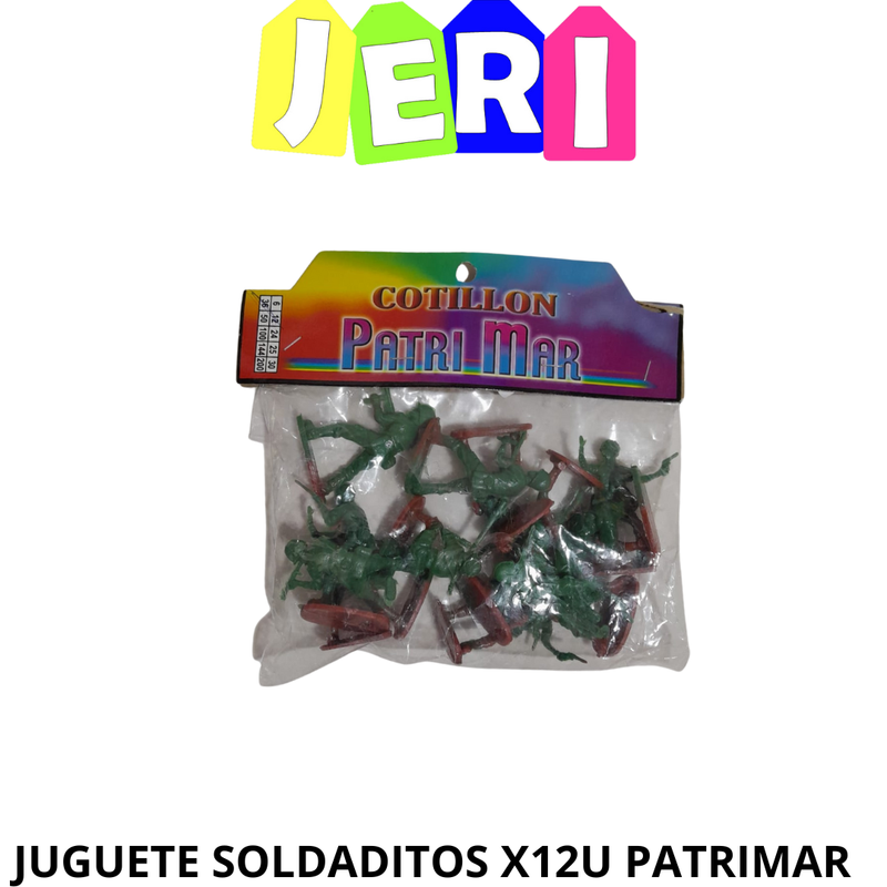 JUGUETE SOLDADITOS X12U PATRIMAR