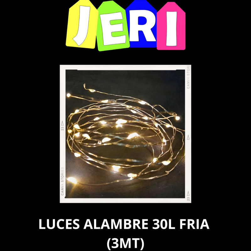 LUCES ALAMBRE 30 LED