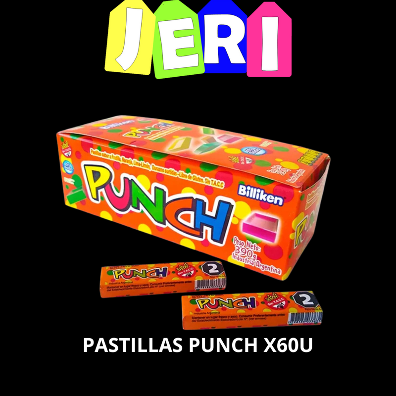 PASTILLAS PUNCH 60U