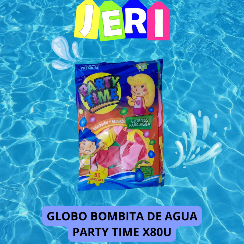 GLOBO BOMBITA DE AGUA PARTY TIME X80U