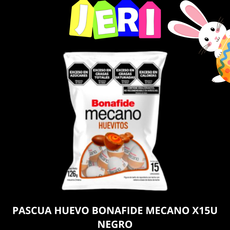 PASCUA HUEVO BONAFIDE MECANO X15U NEGRO