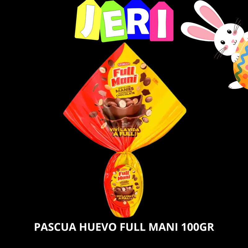 PASCUA HUEVO FULL MANI 100G