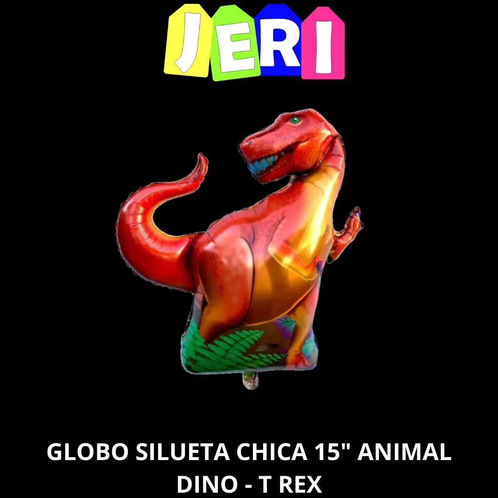 GLOBO SILUETA CHICA 15" ANIMAL DINO (T REX)