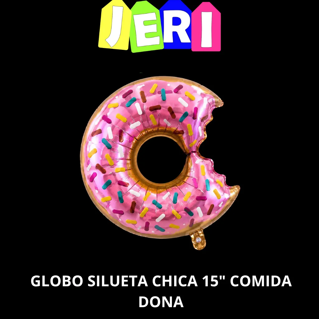GLOBO SILUETA CHICA 15" COMIDA (DONA)