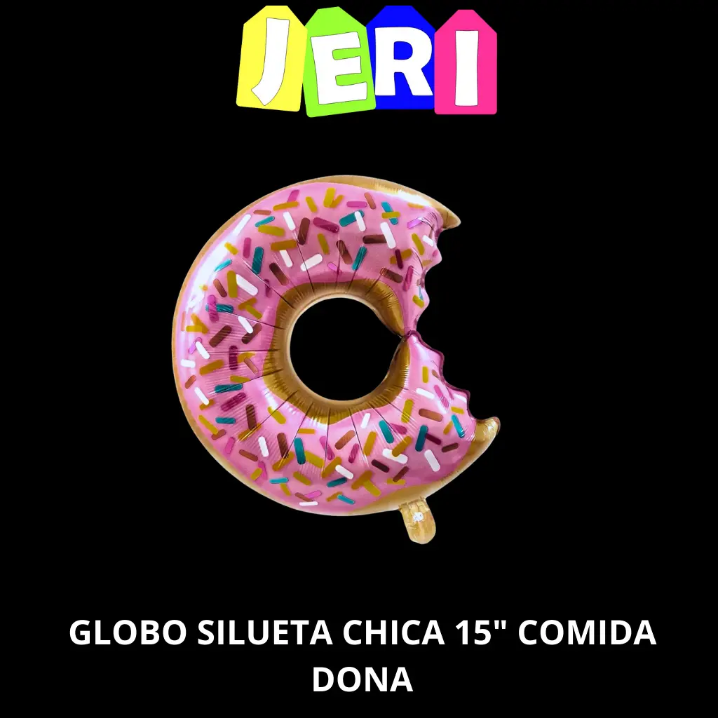 GLOBO SILUETA CHICA 15" COMIDA
