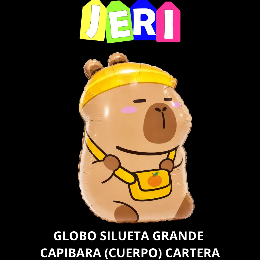GLOBO SILUETA GRANDE CAPIBARA (CUERPO) (CARTERA)