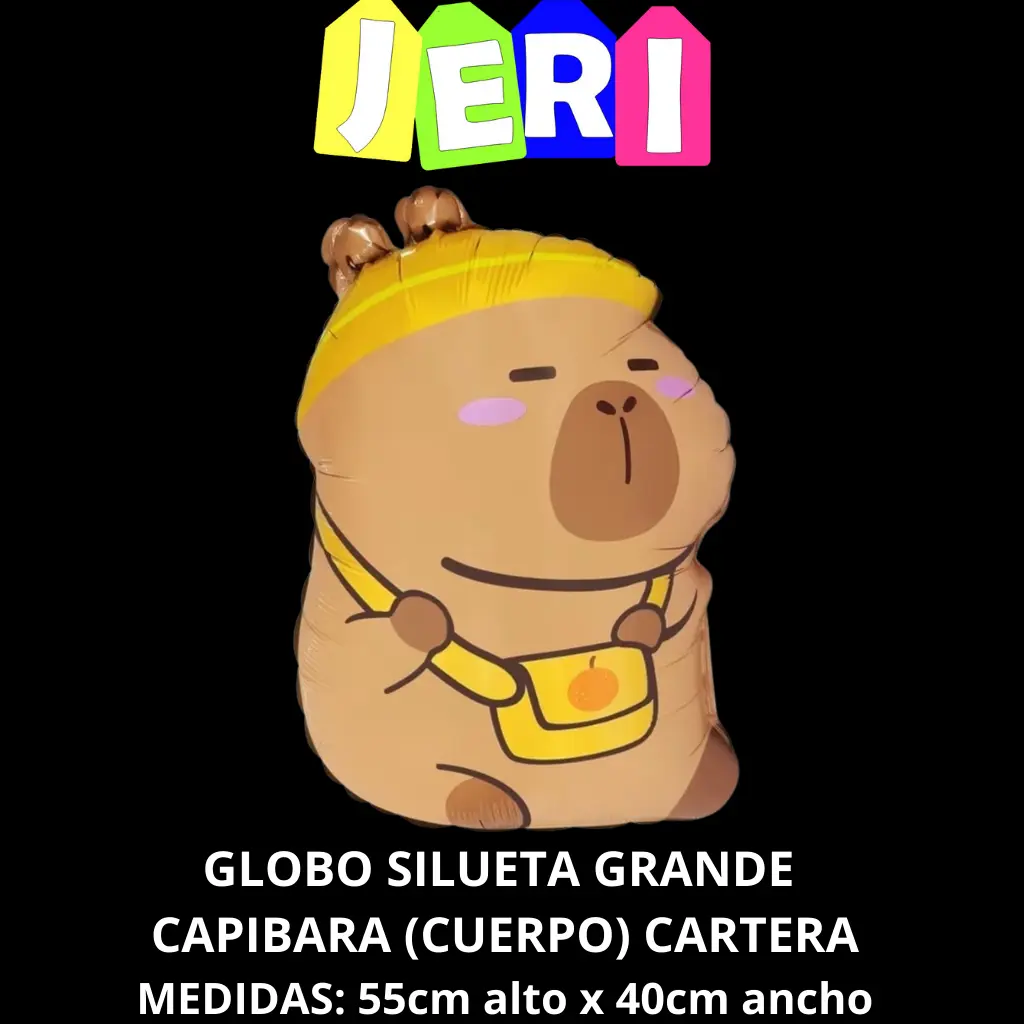 GLOBO SILUETA GRANDE CAPIBARA (CUERPO)