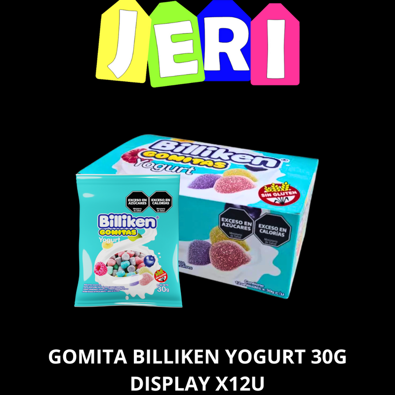 GOMITA BILLIKEN YOGUR 30G X12U