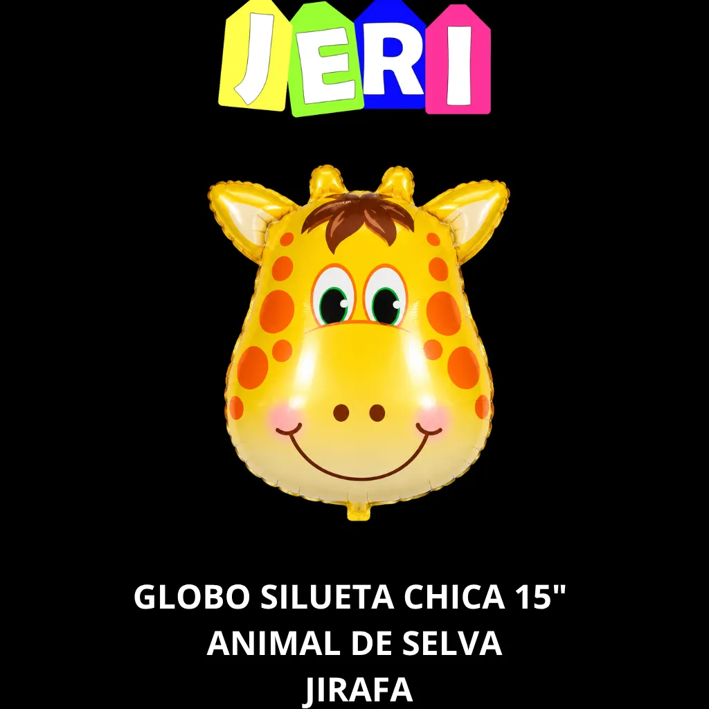 GLOBO SILUETA CHICA 15" ANIMAL DE SELVA