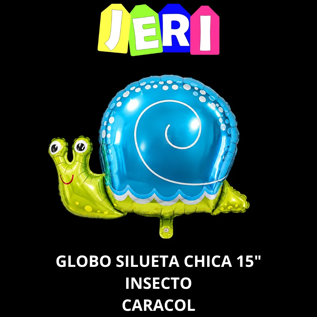GLOBO SILUETA CHICA 15" INSECTOS (CARACOL)