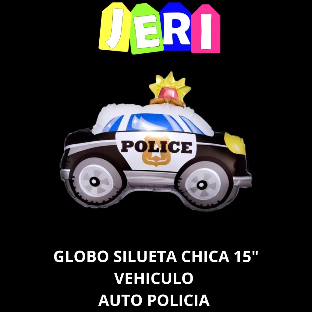 GLOBO SILUETA CHICA 15" VEHICULO