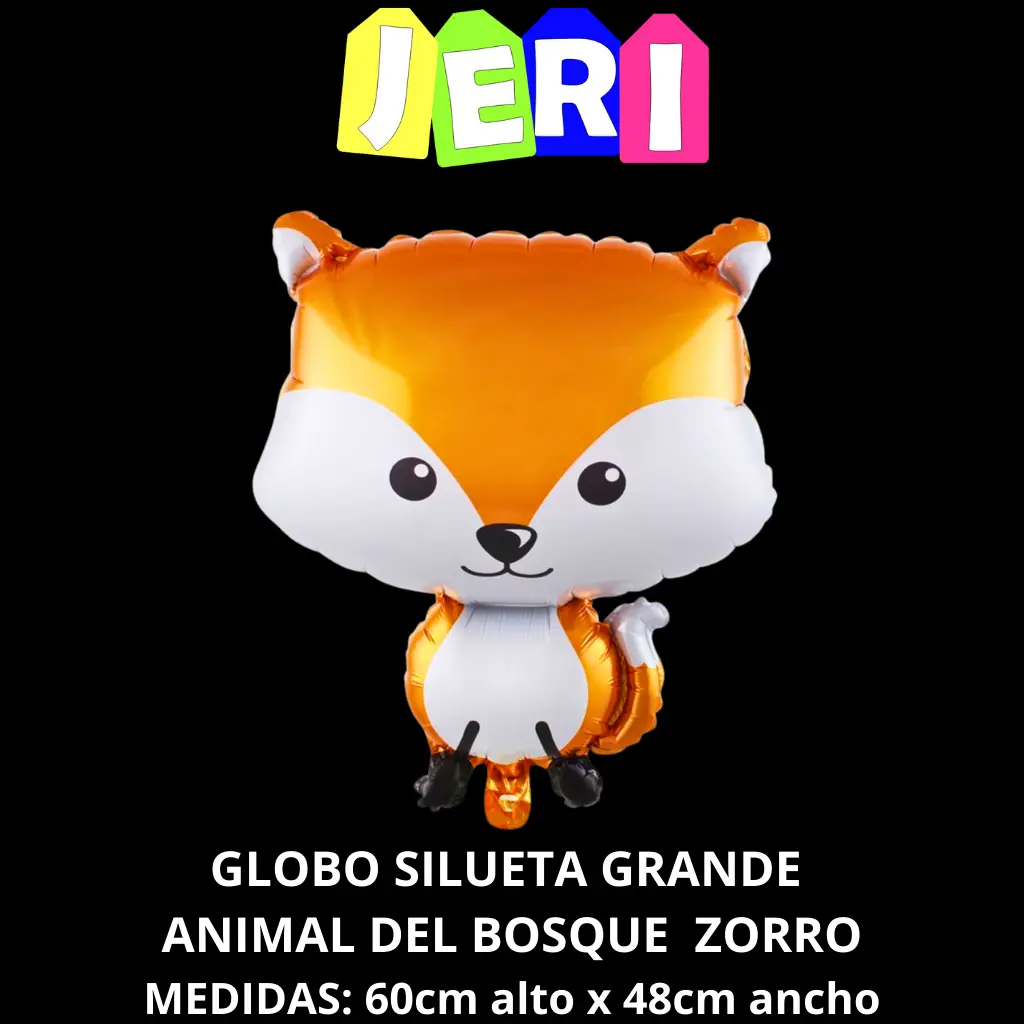 GLOBO SILUETA GRANDE ANIMAL DEL BOSQUE