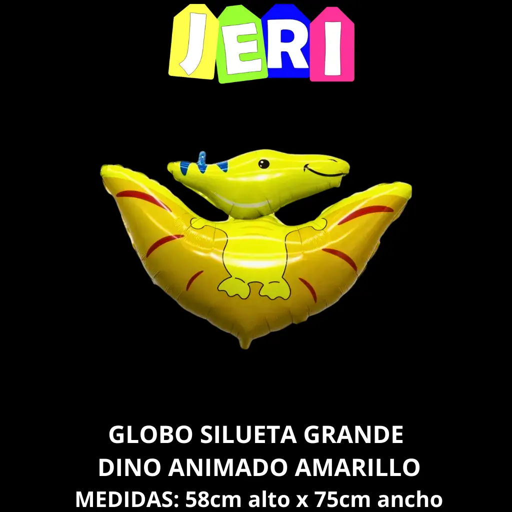 GLOBO SILUETA GRANDE DINO ANIMADO