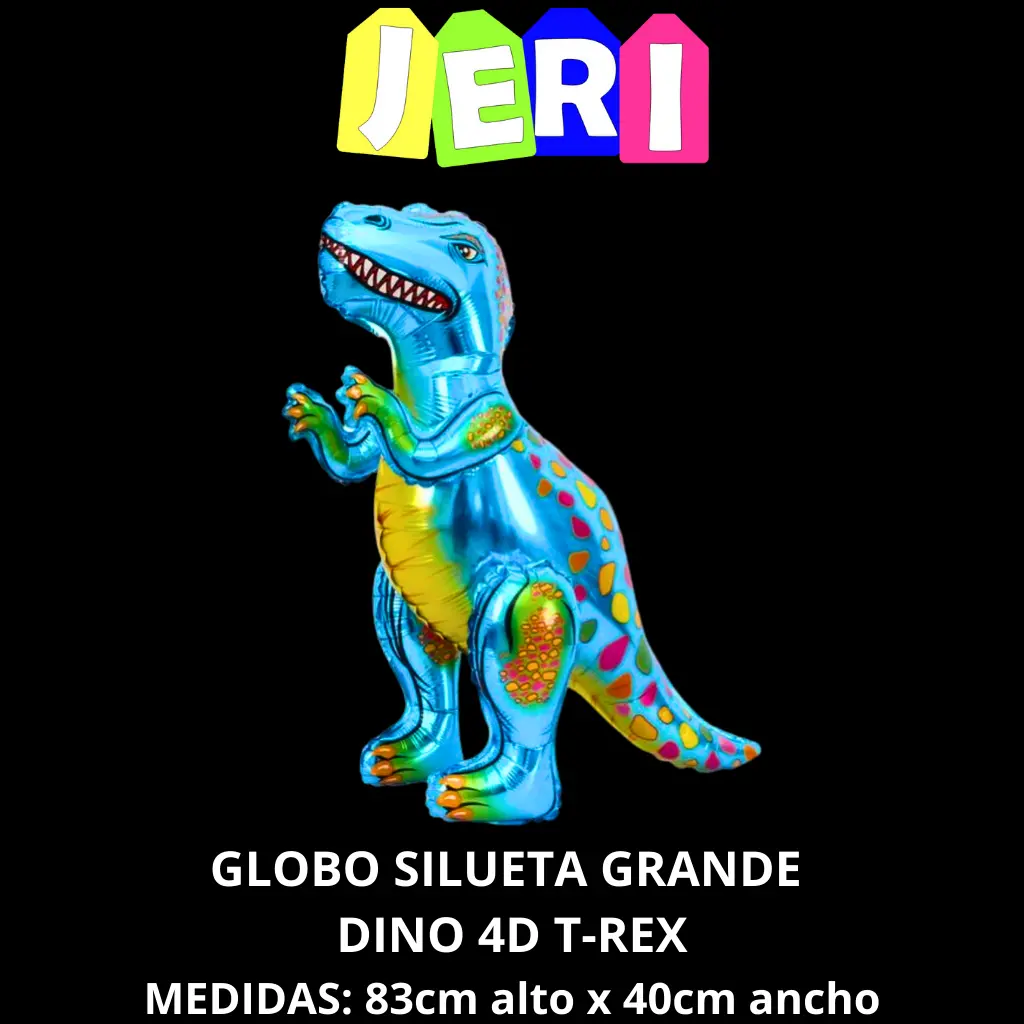 GLOBO SILUETA GRANDE DINO 4D