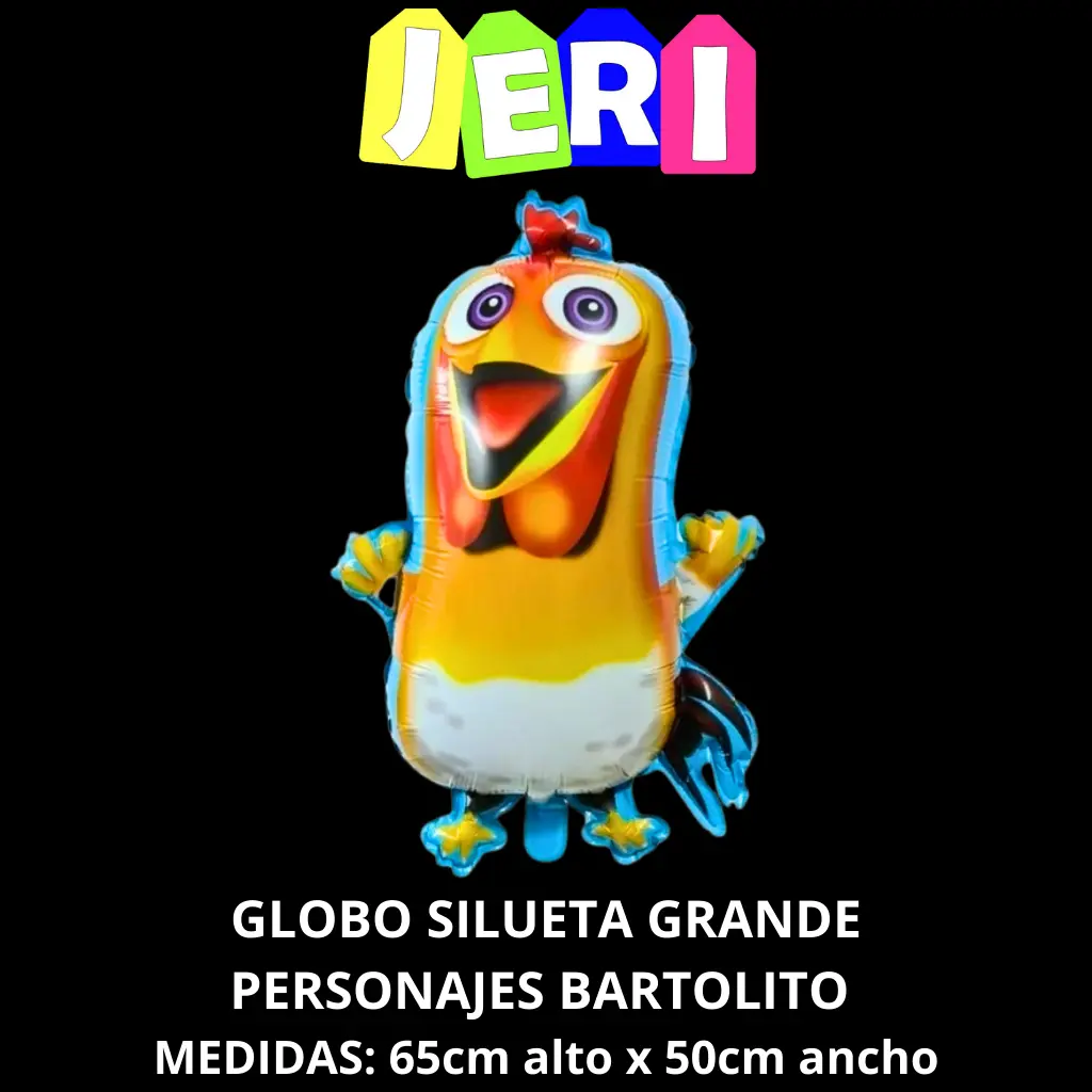 GLOBO SILUETA GRANDE PERSONAJES