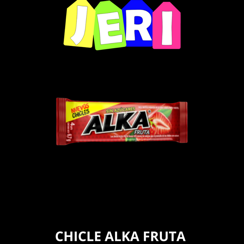 CHICLE ALKA FRUTA