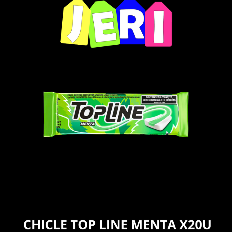 CHICLE TOP LINE MENTA X20U